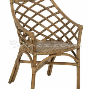 Silla con brazos vitacora rattan y tejido natural Silla con brazos vitacora rattan y tejido natural