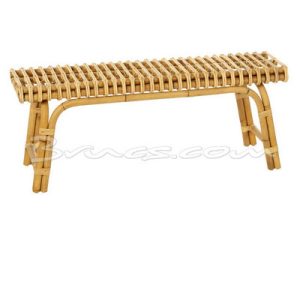 Banco danau rattan natural