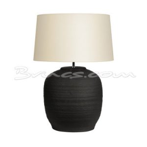 Lámpara kalfas cerámica negra gr. sin pantalla Lámpara kalfas cerámica negra gr. sin pantalla