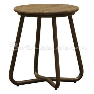 Taburete jolo pino y hierro