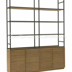 Librería altair roble y hierro Librería altair roble y hierro