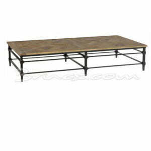 Mesa centro spiga rect. olmo y hierro Mesa centro spiga rect. olmo y hierro