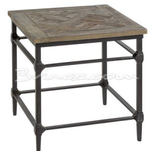 Mesa rincón spiga olmo y hierro Mesa rincón spiga olmo y hierro