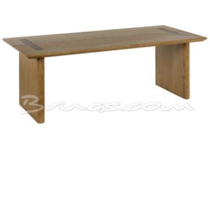 Mesa comedor zuo roble y hierro Mesa comedor zuo roble y hierro