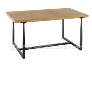 Mesa comedor golf-s  roble y hierro Mesa comedor golf-s  roble y hierro