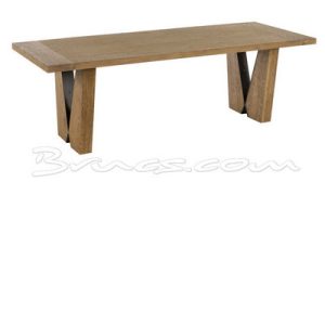 Mesa comedor glacier roble y hierro Mesa comedor glacier roble y hierro