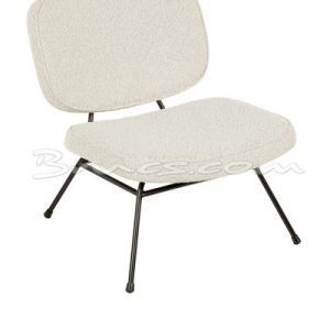 Butaca gora hierro y textil