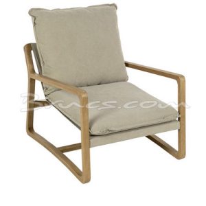 Butaca fall roble c/ cojín