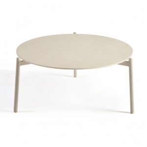 Mesa de centro para exterior aluminio y cerámica