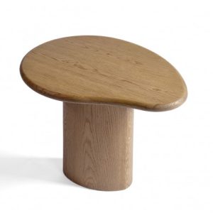 Mesa axuliar madera natural irregular