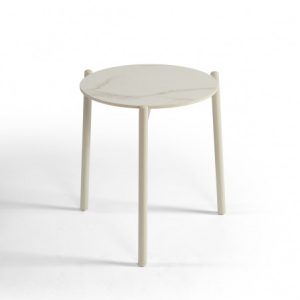 Mesa auxiliar aluminio y cerámica Mesa auxiliar aluminio y cerámica