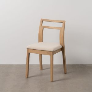 Silla Natural-Beige Tejido-Madera 41 X 50 X 81 Cm