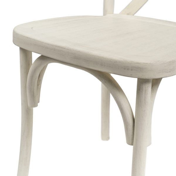 Silla blanco polipropileno contract 50 x 41,50 x 89 cm