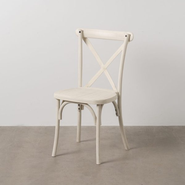 Silla blanco polipropileno contract 50 x 41,50 x 89 cm