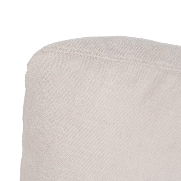 Sillón blanco-natural madera-mdf 65 x 71 x 88 cm