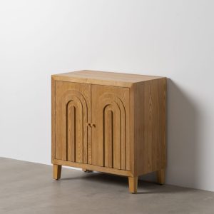 Mueble Recibidor Natural Madera 80 X 40 X 80 Cm Mueble Recibidor Natural Madera 80 X 40 X 80 Cm