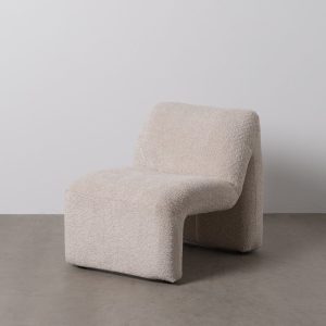 Sillón Beige Tejido Salón 62 X 86 X 69 Cm Sillón Beige Tejido Salón 62 X 86 X 69 Cm