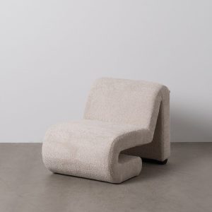 Sillón Beige Tejido Salón 60 X 90 X 63 Cm Sillón Beige Tejido Salón 60 X 90 X 63 Cm