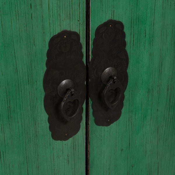 Armario verde madera-mdf 83,50 x 45 x 195 cm