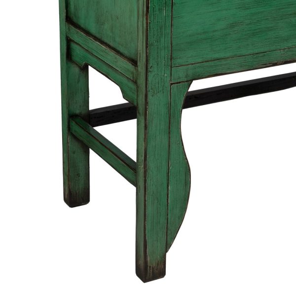 Armario verde madera-mdf 83,50 x 45 x 195 cm