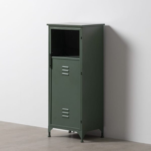 Mueble auxiliar verde menta 48 x 35 x 116 cm