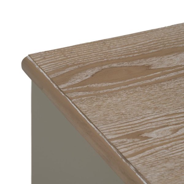 Mesita taupe madera 50 x 35 x 60 cm