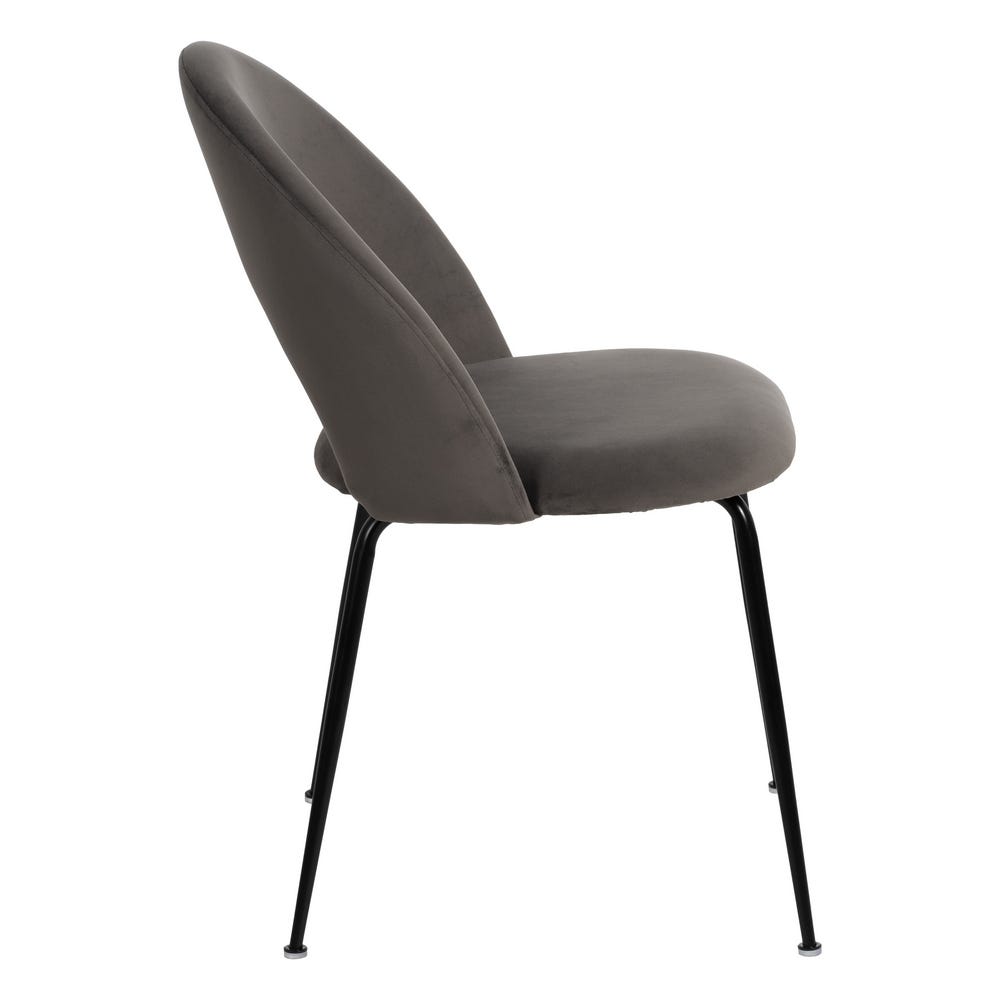 Silla Taupe Tejido-Metal Contract 49 X 60 X 81 Cm Silla Taupe Tejido-Metal Contract 49 X 60 X 81 Cm