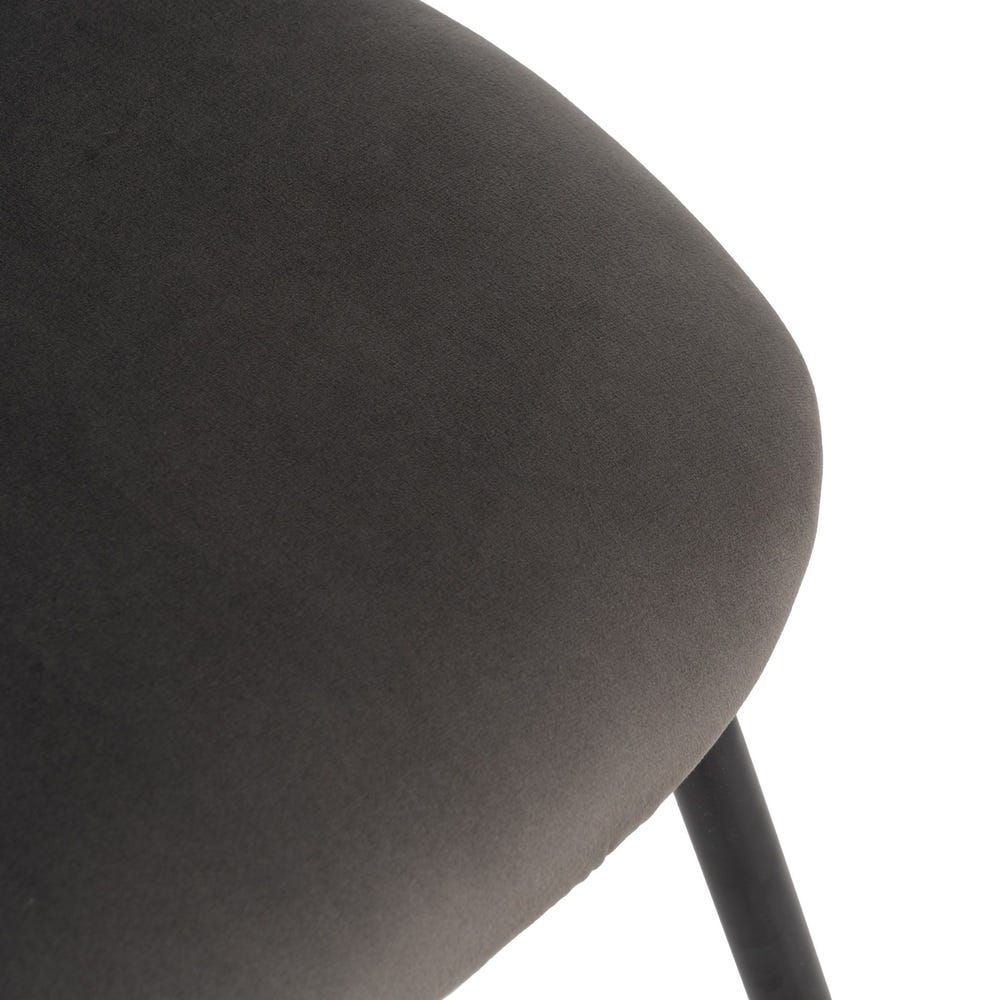Silla Taupe Tejido-Metal Contract 49 X 60 X 81 Cm Silla Taupe Tejido-Metal Contract 49 X 60 X 81 Cm