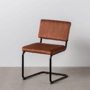 Silla Terracota Tejido-Metal Contract 48 X 56 X 82 Cm