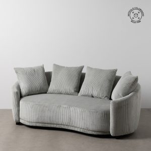 Sofá 3 Plazas Hielo Tejido Salón 197 X 96 X 75 Cm Sofá 3 Plazas Hielo Tejido Salón 197 X 96 X 75 Cm