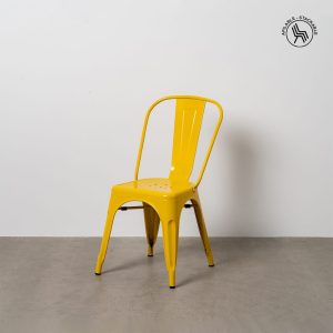 Silla Amarillo Metal Dallas Industrial 45 X 52,50 X 85 Cm Silla Amarillo Metal Dallas Industrial 45 X 52,50 X 85 Cm