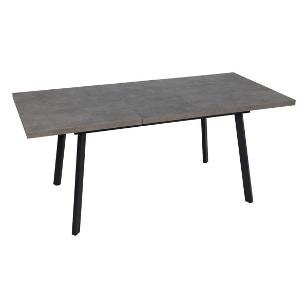 Mesa extensible gris metal-madera pax 138 x 85 x 76 cm