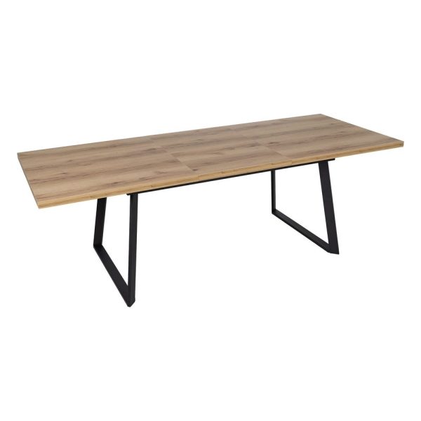 Mesa extensible natural metal-madera pax 170 x 90 x 75 cm