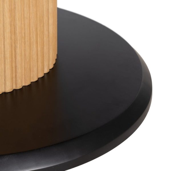 Mesa comedor blanco-natural 180 x 90 x 75 cm