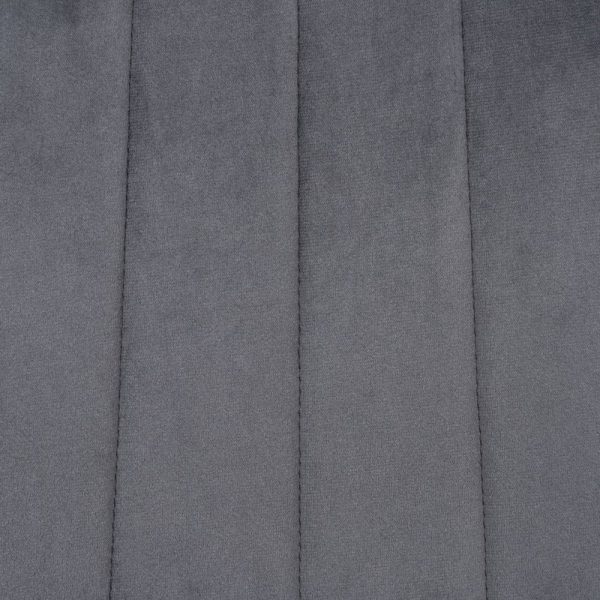 Silla gris terciopelo contract 45 x 51 x 88,50 cm