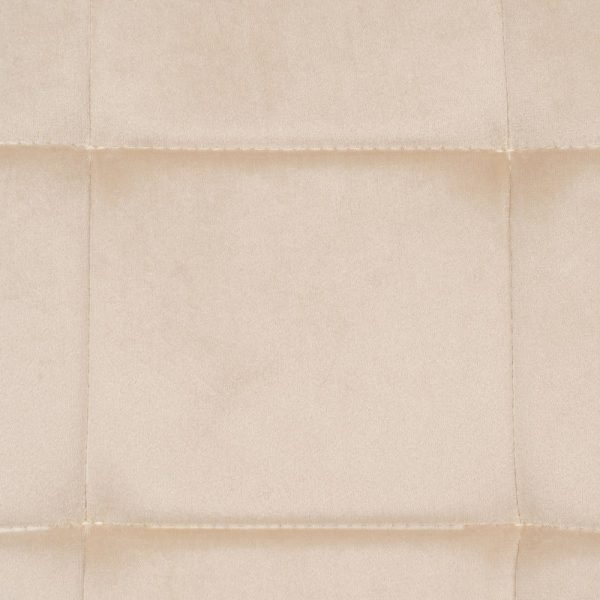 Silla beige terciopelo contract 45 x 51 x 88,50 cm