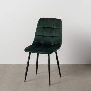 Silla Verde Oscuro Terciopelo Contract 45 X 51 X 88,50 Cm Silla Verde Oscuro Terciopelo Contract 45 X 51 X 88,50 Cm