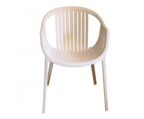 Silla beige con brazo