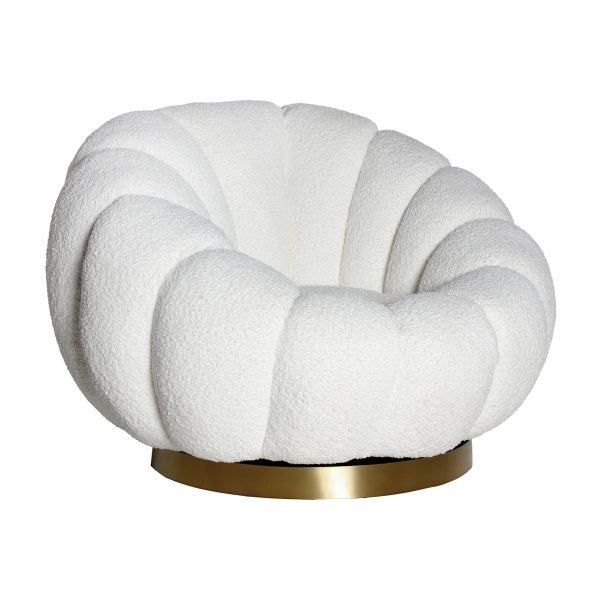 Sillon giratorio Boucle crest