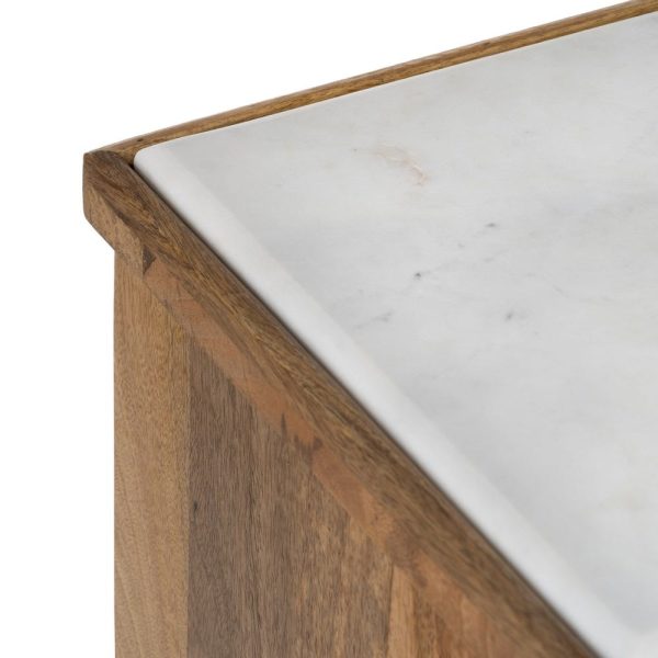 Aparador natural madera de mango salón 152 x 40 x 84,50 cm