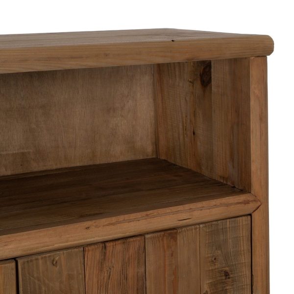 Armario natural madera de pino salón 100 x 45 x 160 cm