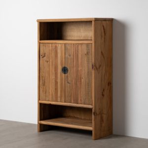 Armario Natural Madera De Pino Salón 100 X 45 X 160 Cm Armario Natural Madera De Pino Salón 100 X 45 X 160 Cm