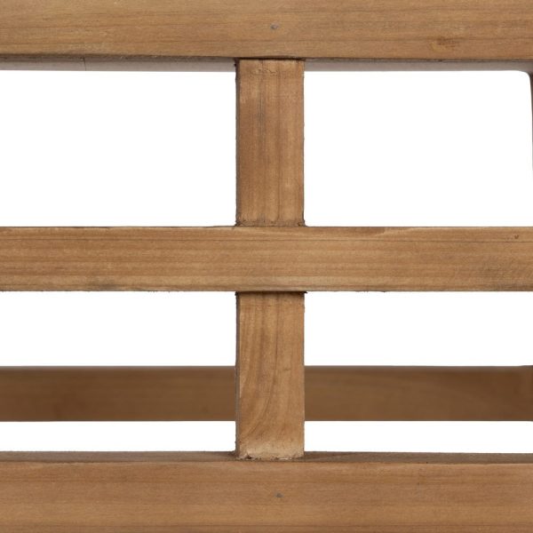 Consola natural dm-madera 120 x 35 x 76 cm