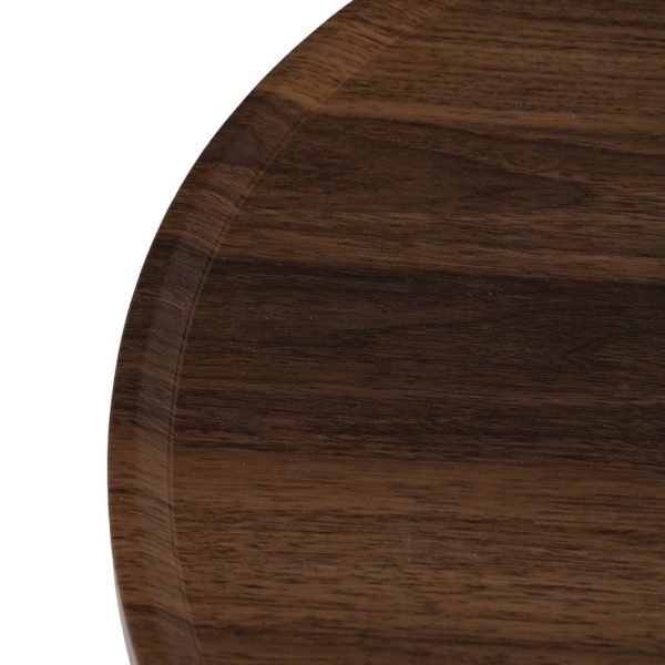 Mesa auxiliar marrón dm-metal salón 50 x 50 x 54 cm