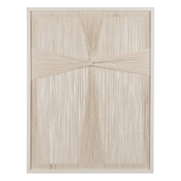 Cuadro beige dm-madera decoración 57 x 3 x 75 cm