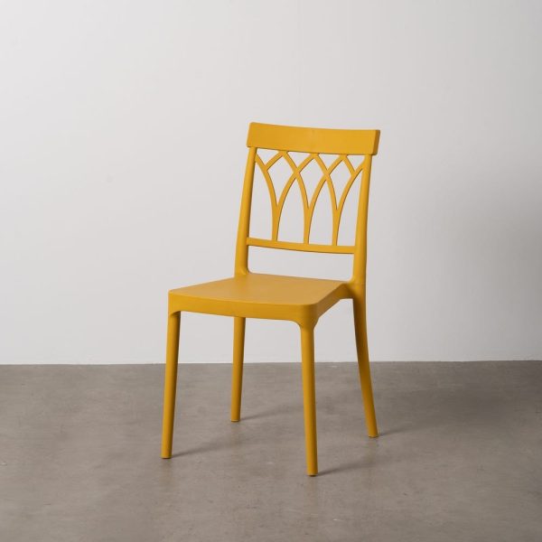 Silla amarillo polipropile0 contract 42 x 54 x 83 cm