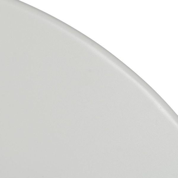Mesa blanco metal 80 x 80 x 74 cm