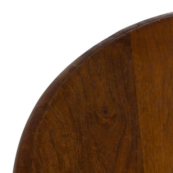 Mesita natural madera de mango salón 41 x 41 x 69 cm