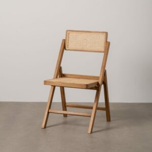 Silla Plegable Natural Madera Contract 49 X 59 X 87 Cm Silla Plegable Natural Madera Contract 49 X 59 X 87 Cm