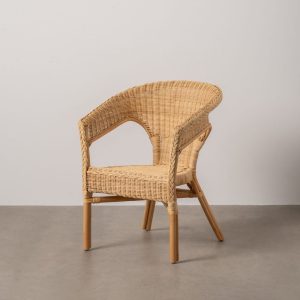 Silla Natural Ratán Salón 60 X 58 X 80 Cm Silla Natural Ratán Salón 60 X 58 X 80 Cm